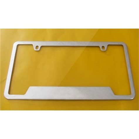 Metal License Plate Frame | License plate frames, Custom license plate ...