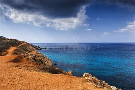 Mediterranean Sea Coast of Malta Island Stock Photo - Image of coast ...