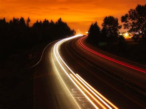 Highway at Night Wallpapers on WallpaperDog