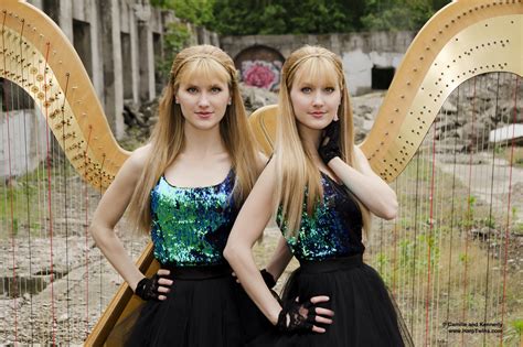 women, twins, harp, Harp Twins | 4676x3117 Wallpaper - wallhaven.cc