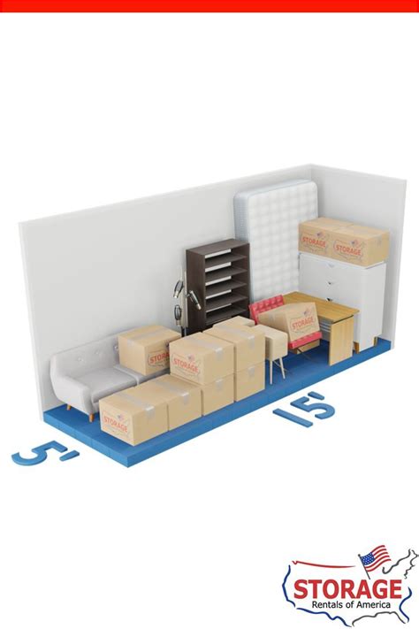 What Can You Fit in a 5x15 Storage Unit? | Self storage units, Storage unit sizes, Storage rental