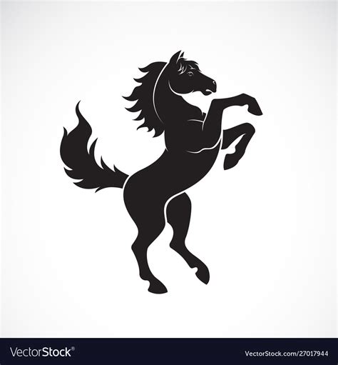 Skittish horse design on white background animal Vector Image