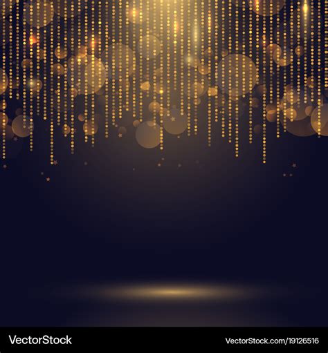 Glowing christmas lights background Royalty Free Vector