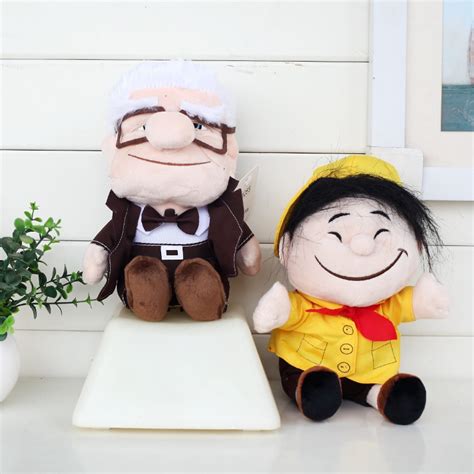 Pixar Movie UP Plush Toy Doll 20cm Russell & Carl Fredrickse Plush Stuffed Toys for Kids ...