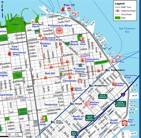 Tourist Map San Francisco - Mercy Starlin