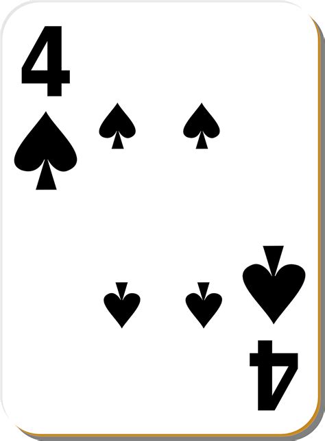 Four Spades Playing Cards - Free vector graphic on Pixabay