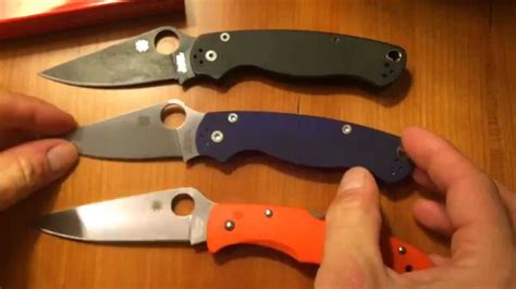 Spyderco Paramilitary 2 S110V - YouTube