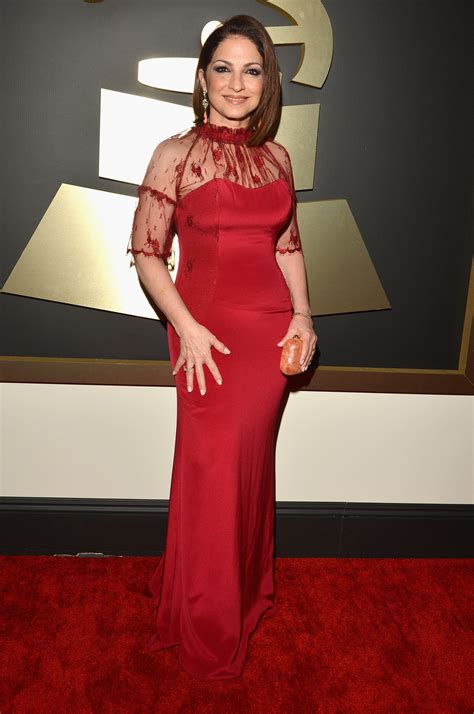 Gloria Estefan at the 2014 Grammy Awards. | The Grammys Red Carpet Was Really One to Watch ...