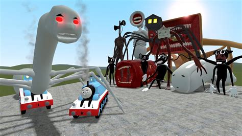 NEW CURSED THOMAS THE TRAIN VS TREVOR HENDERSON CREATURES!! Garry's Mod | Thomas, Thomas the ...