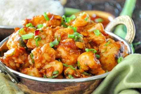 Baked Gobi Manchurian (vegan, gluten-free option) - Honey, Whats Cooking