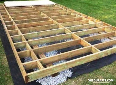 How to Build A Wooden Skid Shed Foundation Easily