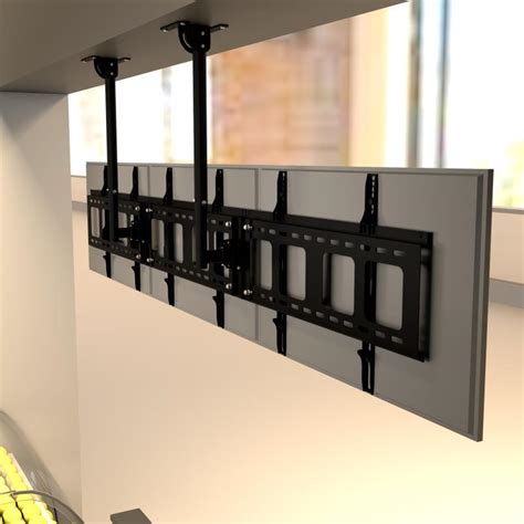 (2A3) 3 TV Ceiling wall mounting bracket for display up to 47" - TV Wall Mount | TV Bracket ...