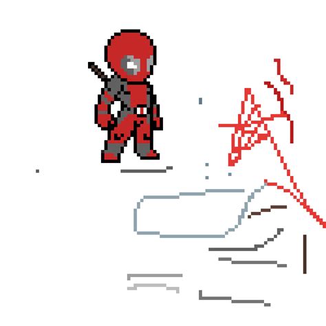 Editing Deadpool - Free online pixel art drawing tool - Pixilart