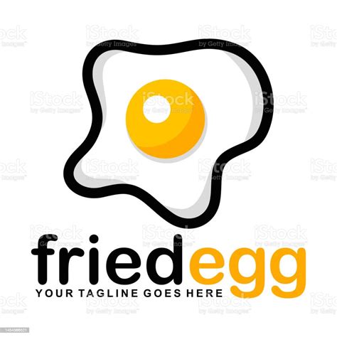 Fried Egg Logo Design Vector Illustration Stock Illustration - Download Image Now - Cooking Pan ...