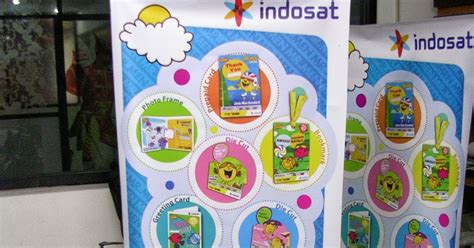 Cetakan Spanduk: X Banner Indosat