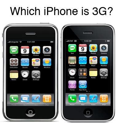 First generation 2G iPhone Vs. second generation 3G iPhone - Tech Digest