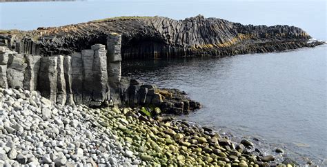 Kálfshamarsvík - extraordinary Basalt Columns in Skagi in North-Iceland