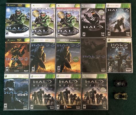 HALO game collection. Seems like there are a ton of different sleeves ...