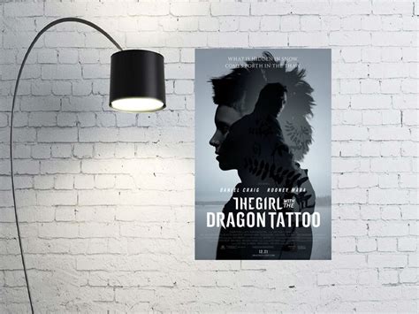 The Girl With the Dragon Tattoo Movie Poster 2023 Film Room Decor Wall ...