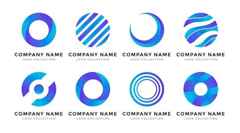 Free Vector | Set of flat o logo templates