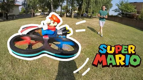 VOLIAMO CON IL SUPER MARIO DRONE: apertura e prova di volo - YouTube