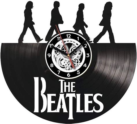 The Beatles Vinyl Wall Clock Rock Music Wall Art | Beatles vinyl, Beatles gifts, The beatles