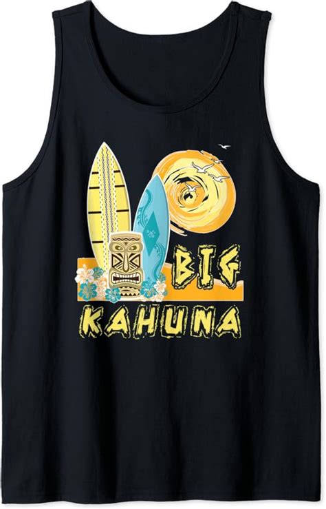 Amazon.com: Big Kahuna Important Person Hawaiian Man Priest Tank Top: Clothing