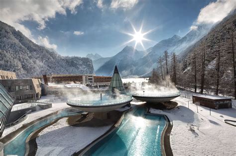 Jaw-droppingly beautiful thermal spa in the Austrian Alps offers a spa break unlike anything we ...