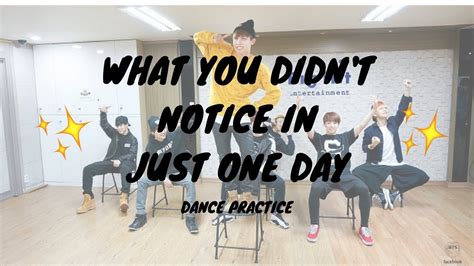 WHAT YOU DIDN'T NOTICE IN BTS JUST ONE DAY DANCE PRACTICE - YouTube