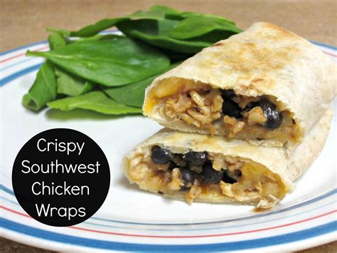 Crispy Southwest Chicken Wraps - Love to be in the Kitchen