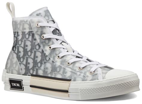 Dior White & Black Oblique ‘B23’ High-Top Sneakers | Incorporated Style