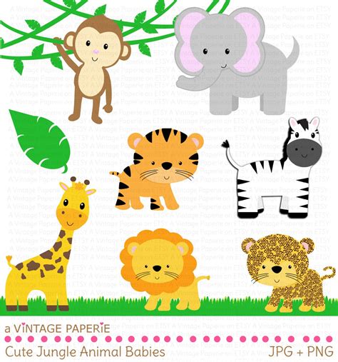 Cut Out Free Printable Safari Animals