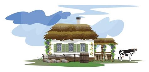 Village House Vector Art, Icons, and Graphics for Free Download