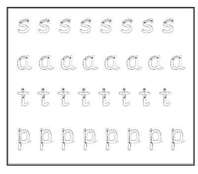 Debbie's Resource Cupboard: satpin letters for letter formation | Jolly phonics, Phonics, Jolly ...