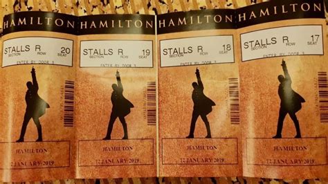 How to buy Hamilton Tickets - Catherine's Cultural Wednesdays