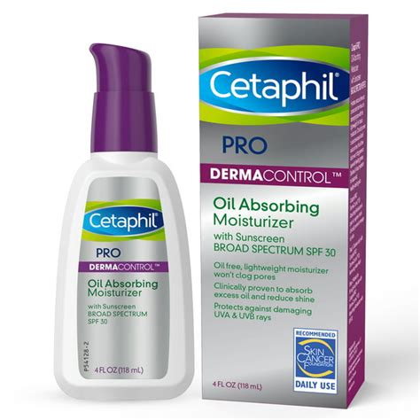 Cetaphil Pro Dermacontrol Oil Absorbing Moisturizer SPF 30, 4oz - Walmart.com - Walmart.com