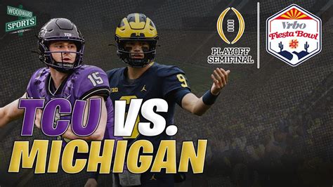 College Football Playoff Semi-Final, Michigan vs. TCU Pregame Show LIVE ...