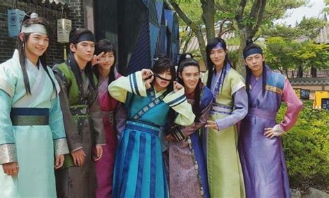 Hwarang Cast Members Show Off Their Beautiful Bromance In BTS Footage - Koreaboo