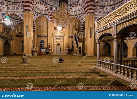 GROZNY, RUSSIA - JULY 9, 2017: Akhmad Kadyrov Mosque in Grozny, Chechnya, Russia Editorial Photo ...