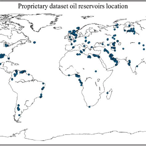 Oil reservoirs location from proprietary database. | Download Scientific Diagram