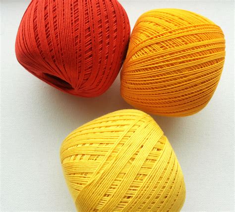 crochet cotton thread size 10 50g x 250m 3ply mercerized