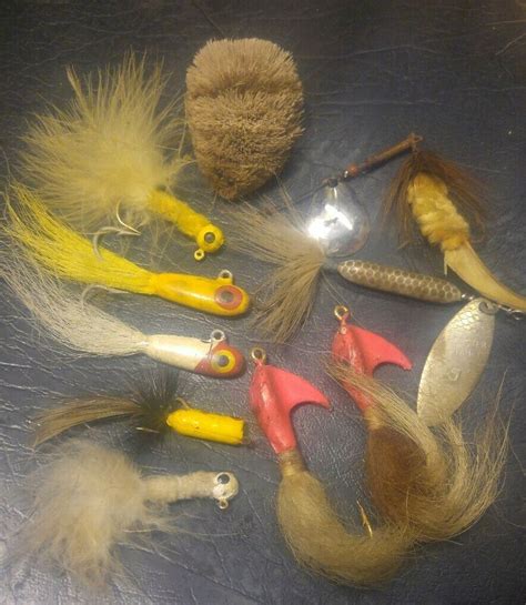 10 VINTAGE FISHING LURE FLY FISHING LOT CATCH BIG 🐟 WITH VINTAGE LURES BID NOW | Vintage fishing ...