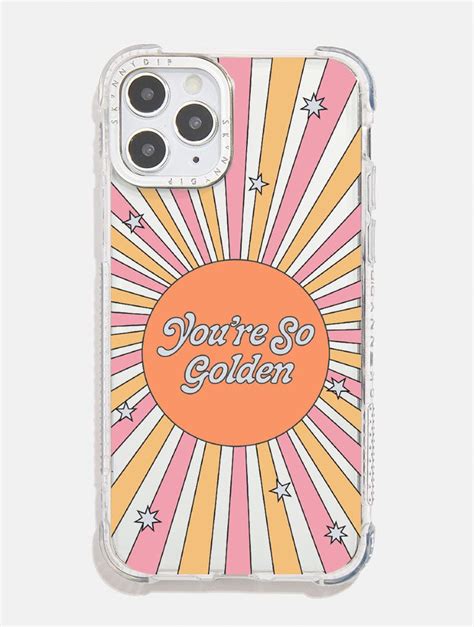 Hollie Graphik You're So Golden iPhone Case | iPhone 14 | Skinnydip ...