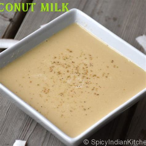 Coconut Milk for Appam / Sweet Coconut Milk - Spicy Indian Kitchen