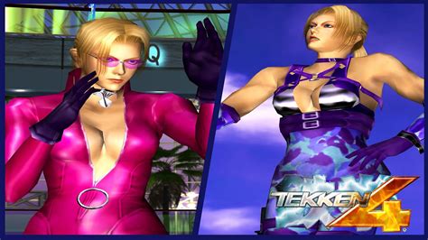 Tekken 4 All Outfits - Nina Williams 4K - YouTube