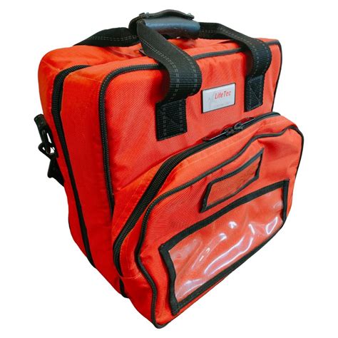 Paramedic Carry Bag Red (Lifetec) - Medical hire