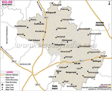 Kolar Road Map