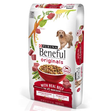 Purina Beneful Dry Dog Food, Originals With Real Beef, 31.1 lb. Bag ...