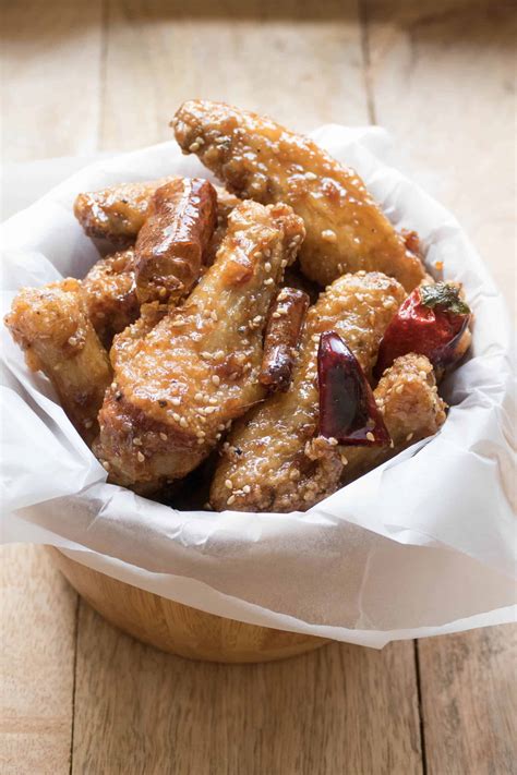 Crispy crunchy Korean fried chicken (Dakgangjeong) recipe - Maangchi.com