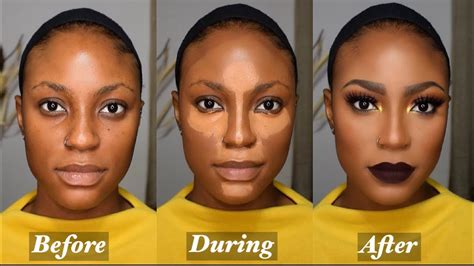 Contouring Makeup Before And After